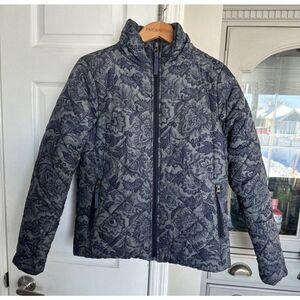 Vera Bradley Java Olive Quilted Puffer Jacket Coat Womens Small